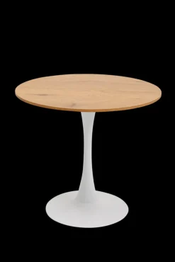 KARE DESIGN Tisch SCHICKERIA 80 x 80 cm braun/weiß