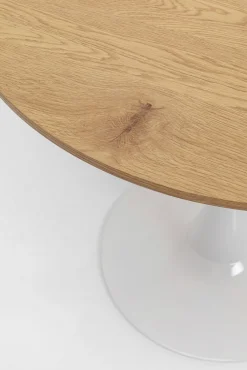 KARE DESIGN Tisch SCHICKERIA 80 x 80 cm braun/weiß