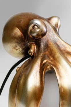 KARE DESIGN Tischleuchte ANIMAL OCTOPUS 25 x 34 cm goldfarbig