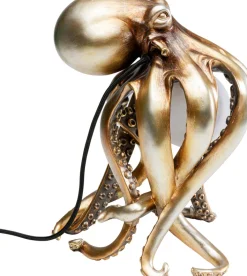 KARE DESIGN Tischleuchte ANIMAL OCTOPUS 25 x 34 cm goldfarbig