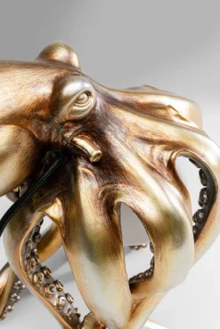 KARE DESIGN Tischleuchte ANIMAL OCTOPUS 25 x 34 cm goldfarbig