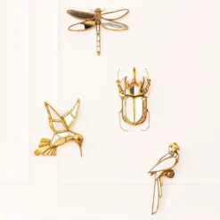 KARE DESIGN Wandschmuck DRAGONFLY 37 x 27 cm goldfarbig