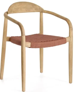 Kave Home Gartenstuhl GYlNIS 4er Set rot