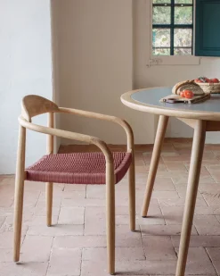 Kave Home Gartenstuhl GYlNIS 4er Set rot