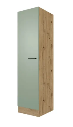 Küche Geschirrschrank Fiona 50 cm Eiche / grün