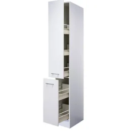 Küchen Apothekerschrank LUCCA weiß