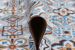 Küchenteppich MARRAKESCH 70 x 200 cm blau/grau