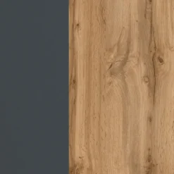 Küchenzeile KOPENHAGEN 300cm Wotan Eiche Dekor/Matt-Grau