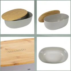 kela Brotkasten NAMUR 23 x 37,5 cm Kunststoff dunkelgrau