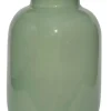 Keramik Vase 18 cm salbei