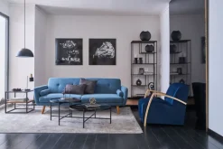 Kerzenständer SCRATCH 17 cm black