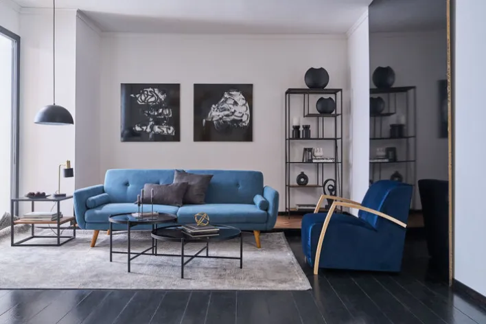 Kerzenständer SCRATCH 17 cm black