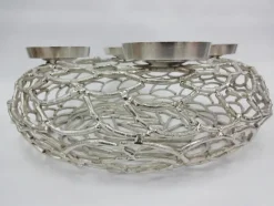 Kerzenständer TWIG 53 cm silberfarbig