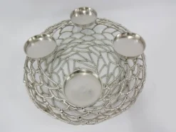 Kerzenständer TWIG 53 cm silberfarbig