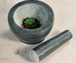 Kesper Mörser mit Schlegel Granit 16 x 16 x 8,5 cm
