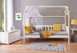 Kinderbett RUDOLF 90 x 200 cm weiß