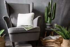 Kissenhülle NOVARA 40 x 40 cm weiß