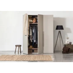 Kleiderschrank RENS 165 x 210 cm Kieselgrau