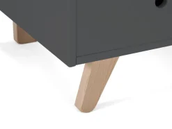 Kleiderschrank TIPI 95 x 190 x 50 cm grau