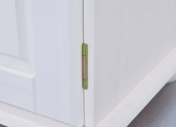 Kommode ALEXANDER 130x87x43 cm Massivholz weiß