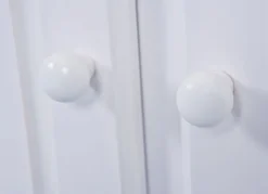 Kommode ALEXANDER 130x87x43 cm Massivholz weiß