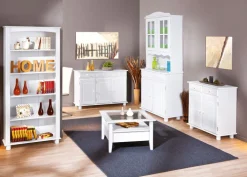 Kommode EMIL 88x87x43 cm Massivholz weiß