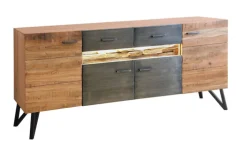 Kommode HAWK braun /schwarz