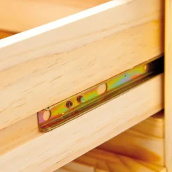 Kommode LEO 130x87x43 cm Massivholz Natur