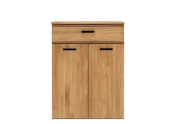 Kommode LIDO 80 x 89 cm Astige Eiche massiv naturbelassen geölt