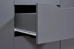 Kommode LION 122 x 92 cm graphitgrau