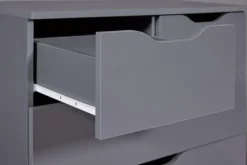 Kommode LION 82 x 112 cm graphitgrau