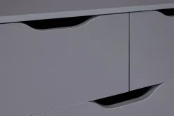 Kommode LION 82 x 112 cm graphitgrau