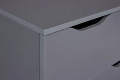 Kommode LION 82 x 112 cm graphitgrau