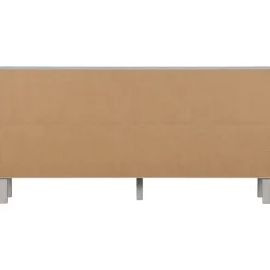 Kommode MADU 160 x 56 cm cloud grey/goldfarbig