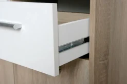 Kommode MARLON braun/ weiß