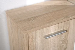 Kommode MAXIM 115x77x30 cm Dekor Sonoma-Eiche/weiß