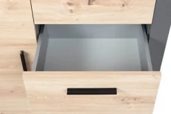 Kommode ROLAND 1T4S grau/ braun