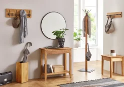 Konsole 75 cm Eiche massiv