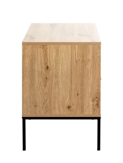 Konsole 55 x 42 cm braun/schwarz