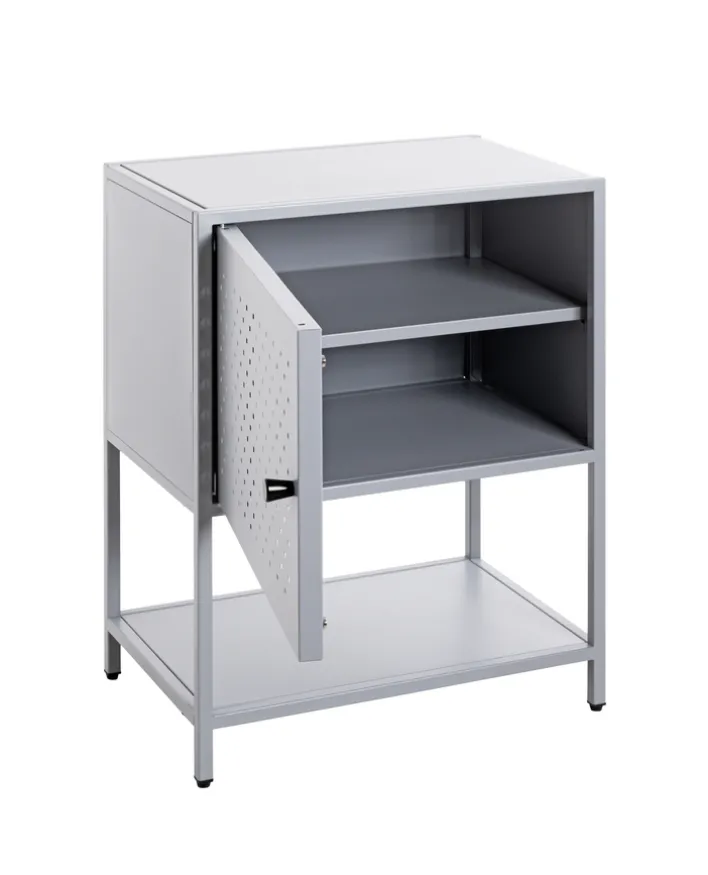 Konsole 45 x 30 cm silbergrau