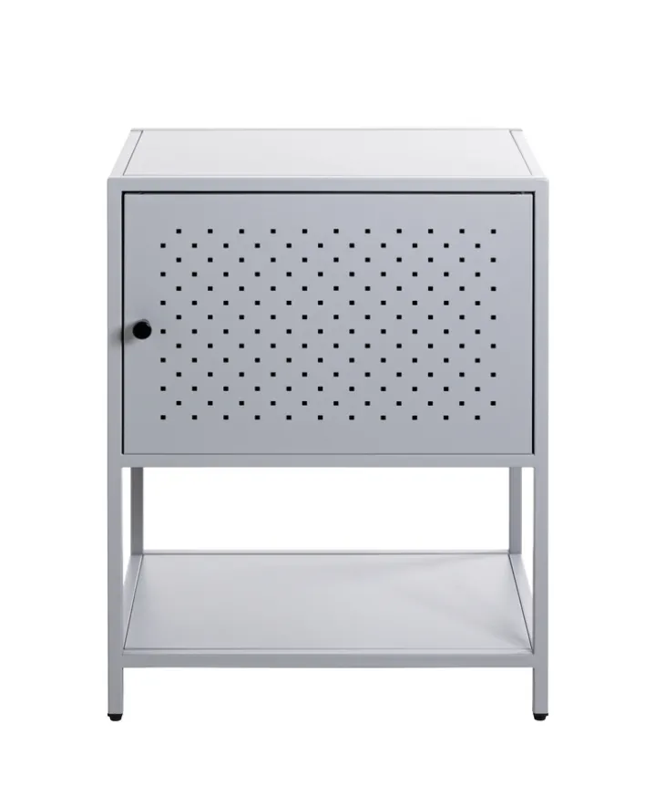 Konsole 45 x 30 cm silbergrau