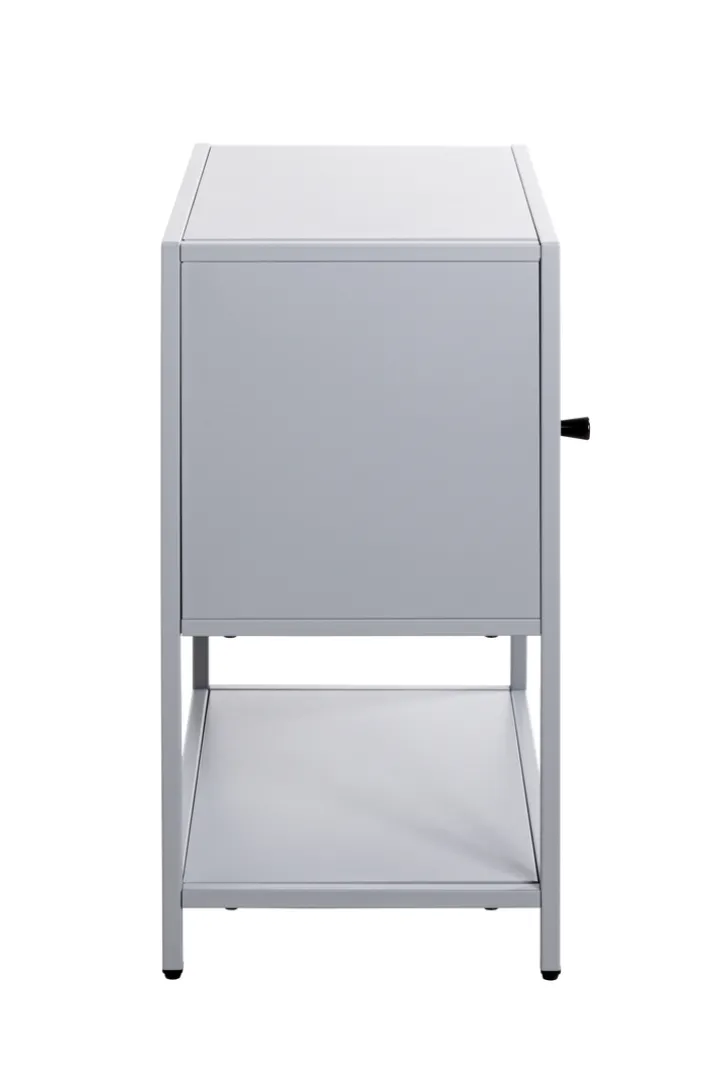 Konsole 45 x 30 cm silbergrau