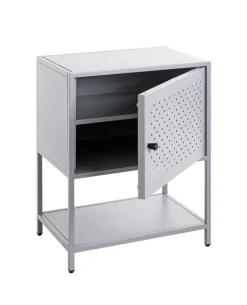 Konsole 45 x 30 cm silbergrau