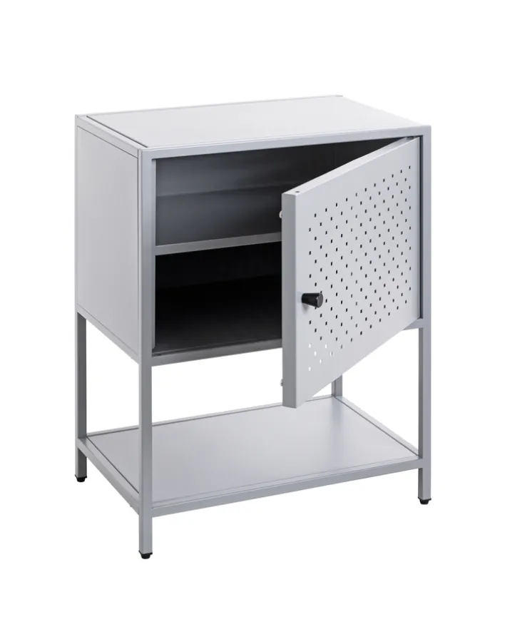 Konsole 45 x 30 cm silbergrau