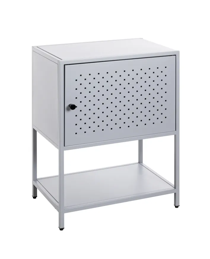 Konsole 45 x 30 cm silbergrau