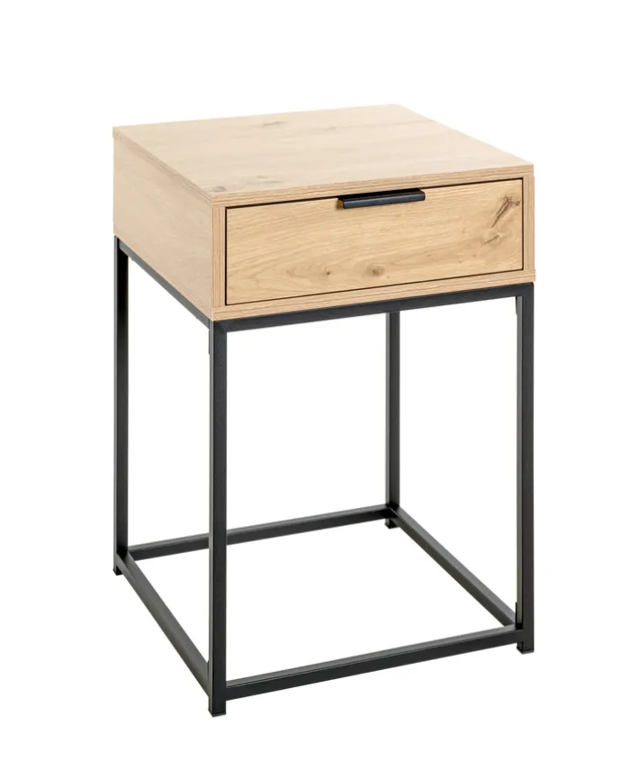 Konsole 40 x 60 x 40 cm braun/schwarz