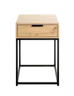 Konsole 40 x 60 x 40 cm braun/schwarz