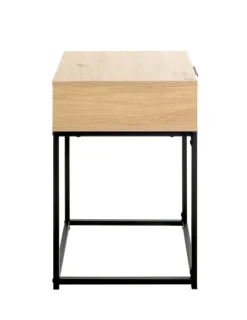 Konsole 40 x 60 x 40 cm braun/schwarz