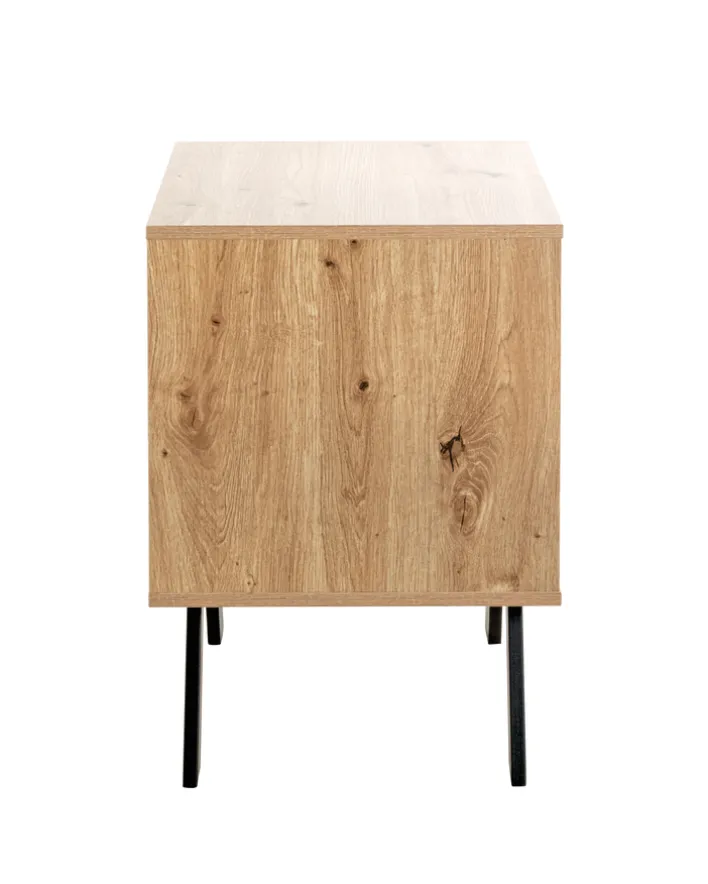 Konsole 45 x 60 x 40 cm braun/schwarz