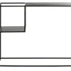 Konsolentisch 100 x 30 cm Metall Schwarz